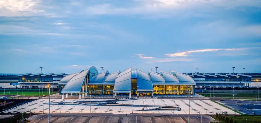 Rostov Airport in Russia Building