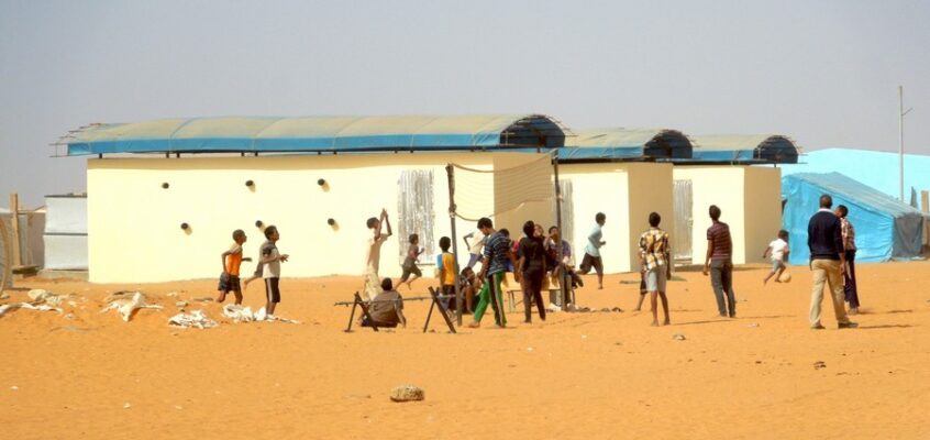 60 Sandbags Classrooms in Mauritania
