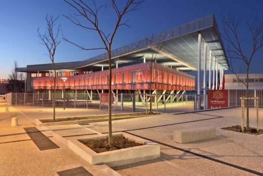 Leonard De Vinci High School by Hellin-Sebbag architectes associés France