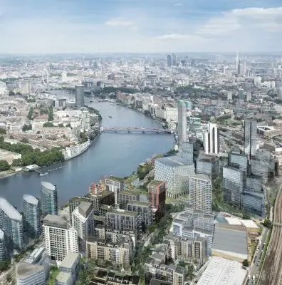 River Thames at Nine Elms