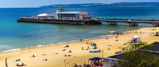 Bournemouth waterfront beach pavilion