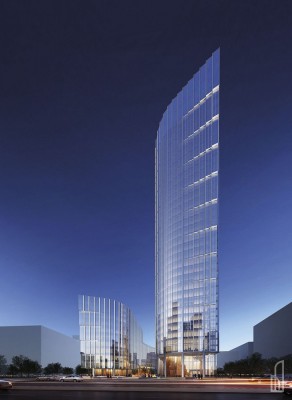 Warsaw skyscrapers building design by Goettsch Partners architects
