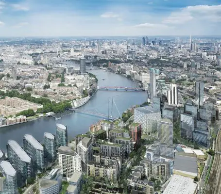 New Nine Elms and Pimlico Bridge