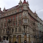 Prague decorated building