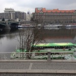 Prague River Vltava buildings