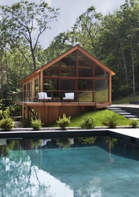 Hudson Woods House in Catskills Forest