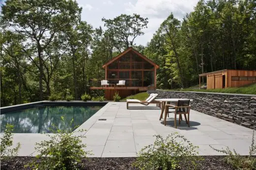 Hudson Woods House in Catskills Forest