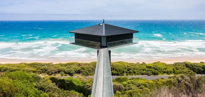 Pole House on Great Ocean Road