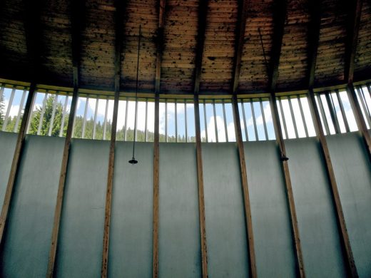 St Benedikt Chapel Switzerland by architect Peter Zumthor
