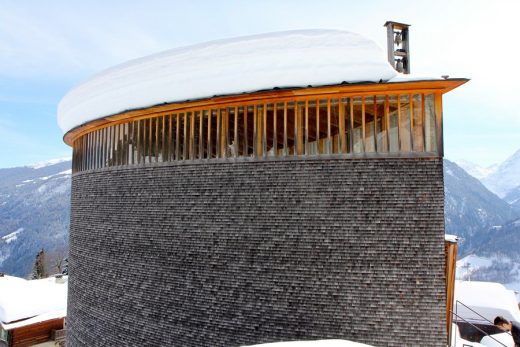 St Benedikt Chapel Building in Switzerland by Peter Zumthor