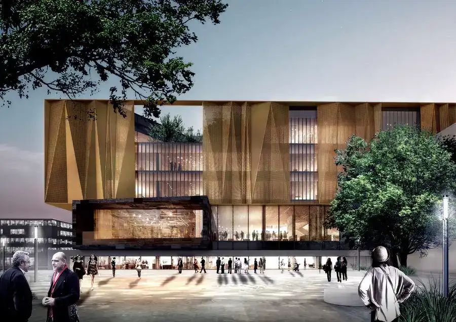 New Central Library in Christchurch building design
