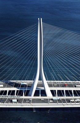 Zaha Hadid Architects Danjiang Bridge in Taiwan