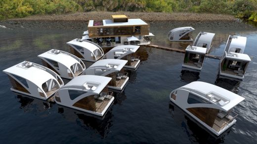 Floating Hotel with Catamaran-apartments