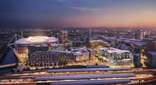 City Centre Redevelopment Project in Wales design by Foster + Partners Architects