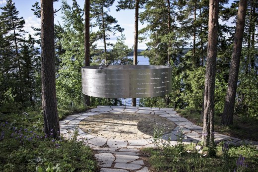 Memorial at Utøya