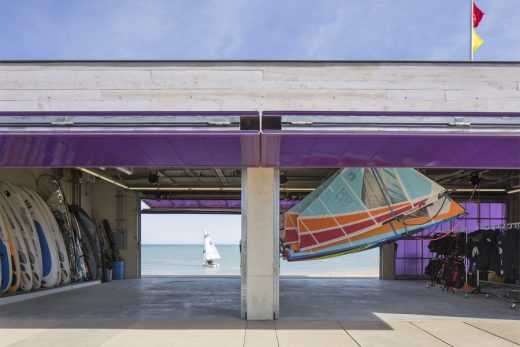 Sailing Center on Lake Michigan