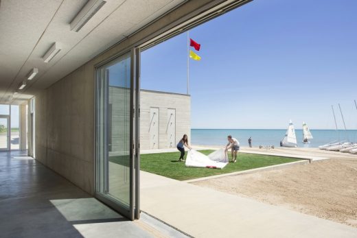 Sailing Center on Lake Michigan