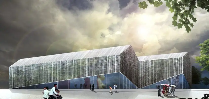 Wood Shed Exhibition Space in Taiwan