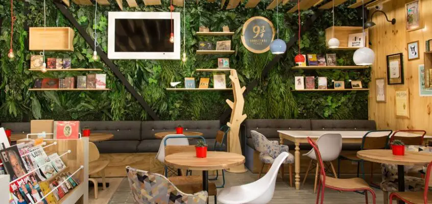 9 ¾ Bookstore Cafe in Medellin, Colombia