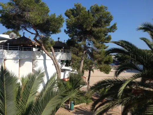 Mallorca beach building