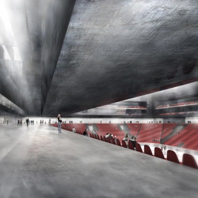 Swiss Ice Sports Center by Mauro Turin Architects