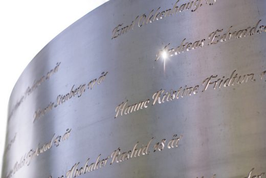 Memorial at Utøya Norway