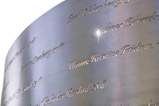 Memorial at Utøya Norway