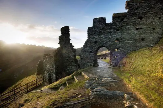 Tintagel Castle in Cornwall