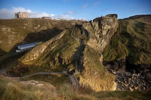 Tintagel Castle in Cornwall