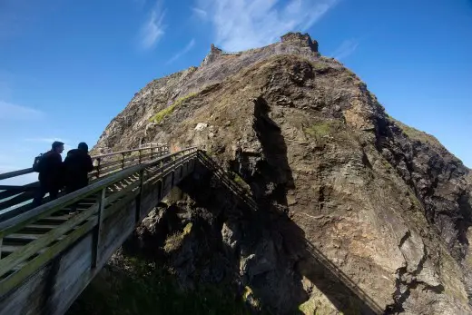 Tintagel Castle in Cornwall