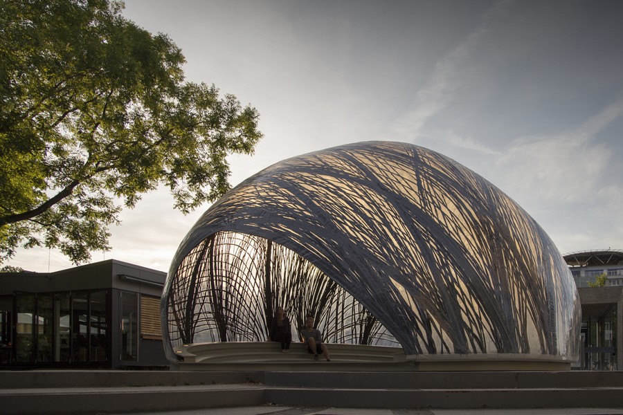 University of Stuttgart Research Pavilion 2015 building