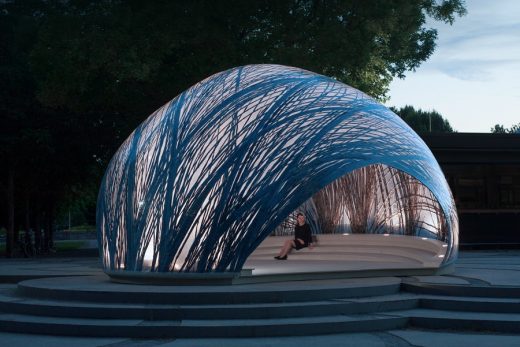 University of Stuttgart Research Pavilion 2015 building