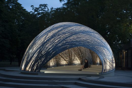 University of Stuttgart Research Pavilion 2015 building