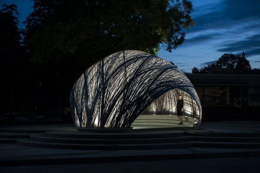 University of Stuttgart Research Pavilion 2015 building