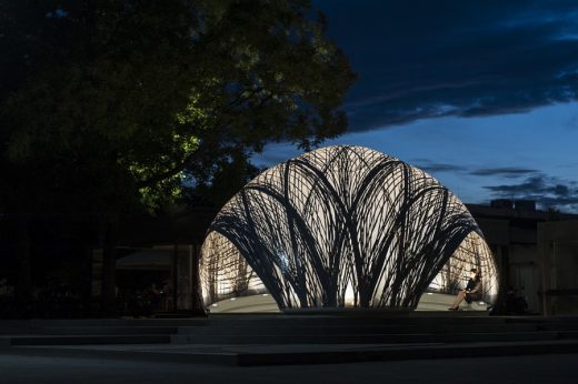 University of Stuttgart Research Pavilion 2015 building