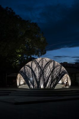 University of Stuttgart Research Pavilion 2015 building