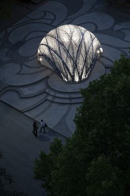 University of Stuttgart Research Pavilion 2015 building