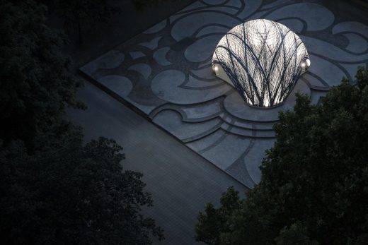 University of Stuttgart Research Pavilion 2015 building