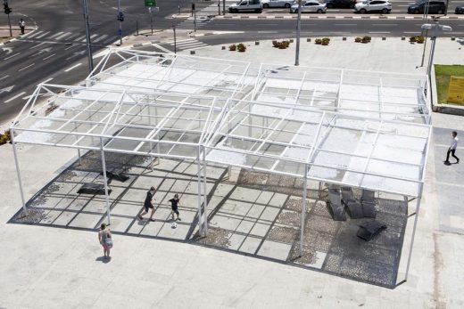 Cloud Seeding Plaza Pavilion in Holon