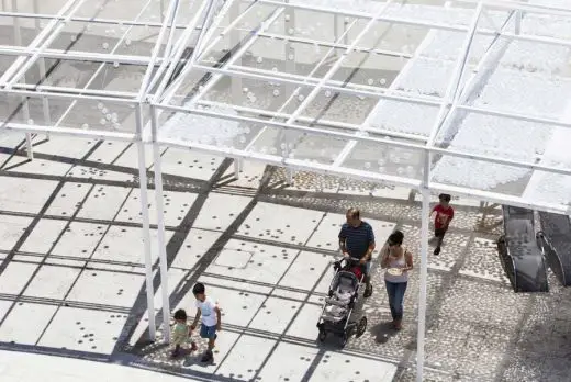 Cloud Seeding Plaza Pavilion in Holon