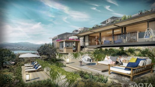 Contemporary Aegean Sea Properties in western Turkey design by SAOTA Architects