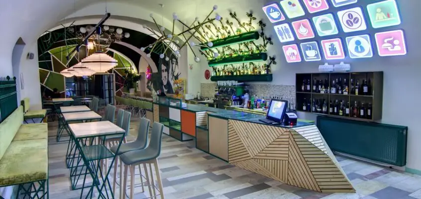 Le Jour Café in Košice, Slovakia Building