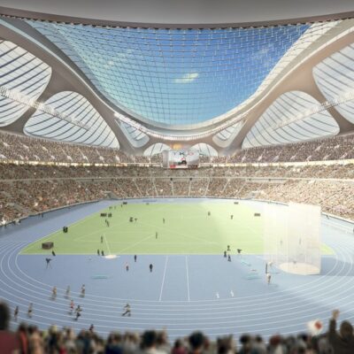New National Stadium in Tokyo