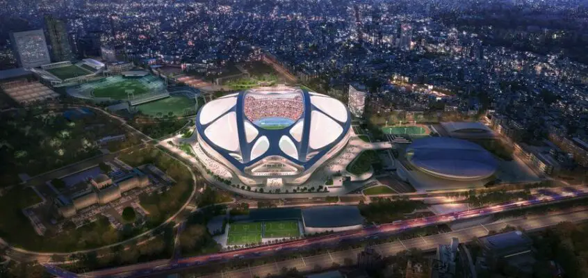 New National Stadium of Japan in Tokyo Design
