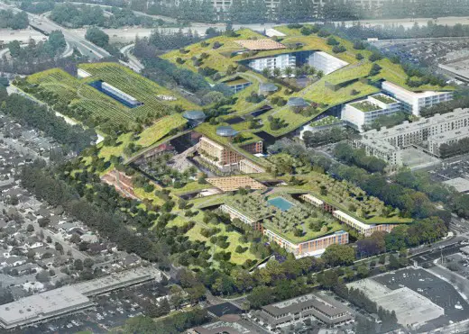 Silicon Valley green roof by Rafael Vinoly