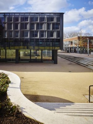 Burntwood School London playground landscape