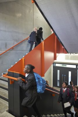 Burntwood School Wandsworth building stairs