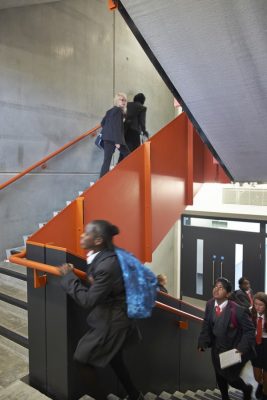 Burntwood School Wandsworth building stairs