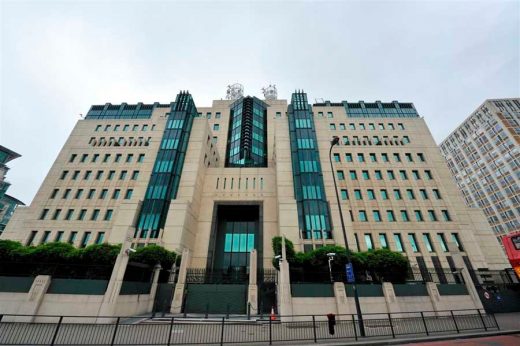 MI6 Building London, SIS offices