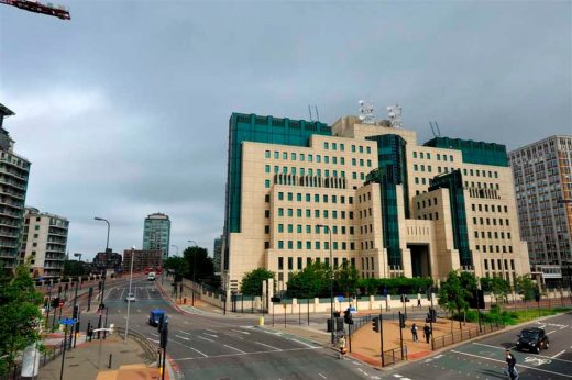 MI6 Building London, SIS offices